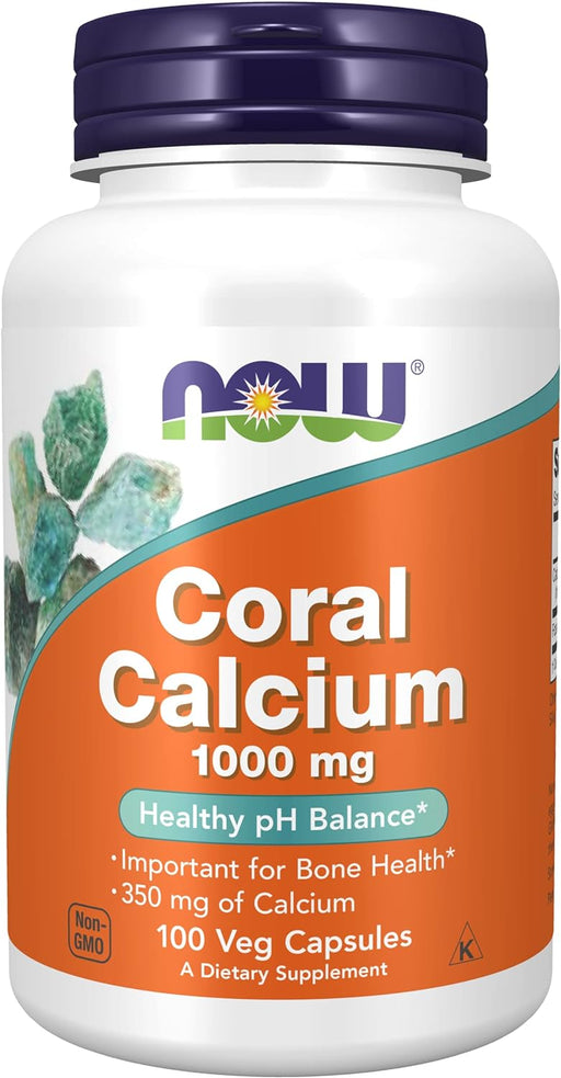 Now Supplements Coral Calcium 1000MG , 100 ct