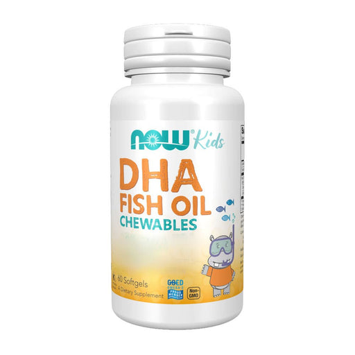 Now DHA Kids Fish Oil Chewables, 60 Softgels, 60 ct