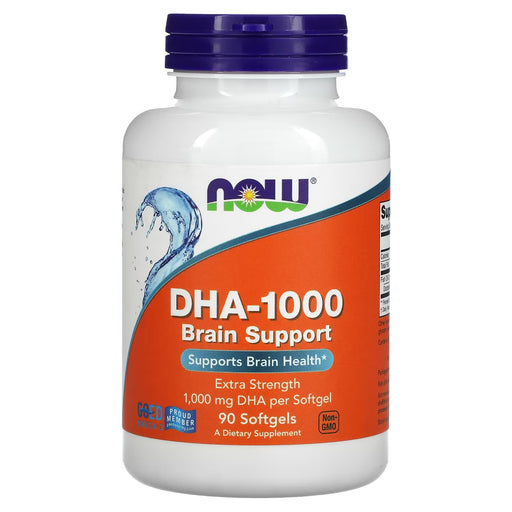 Now Supplements DHA-1000 Brain Support, Extra Strength, 1000MG , 90 ct