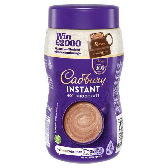 Cadbury Instant Hot Chocolate, 300g