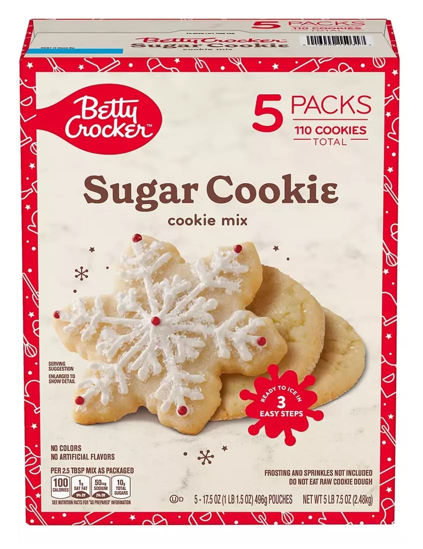 Betty Crocker Sugar Cookie Mix , 5 X 17.5 Oz — Goisco.com