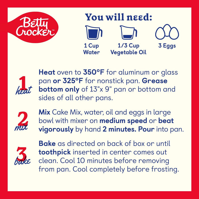 Betty Crocker Delights Super Moist Spice Cake Mix, 13.25 oz