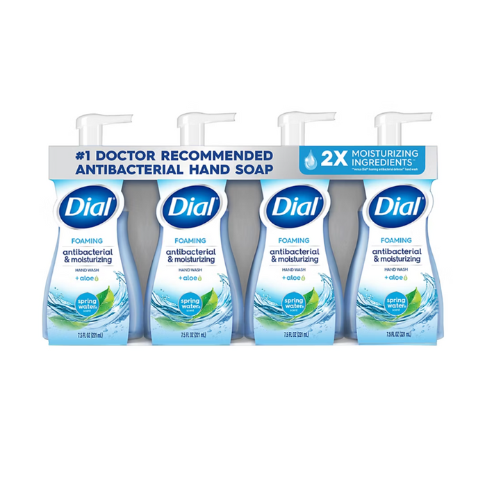 Dial Foaming Hand Wash Spring, 4 PACK