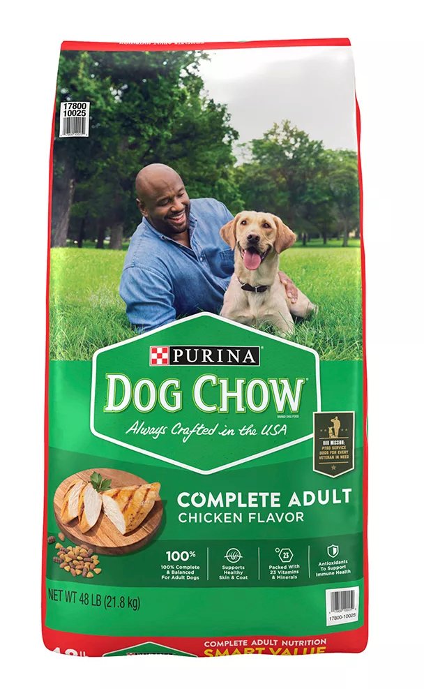 Purina Dog Chow Complete Adult Dry Dog Food With Chicken Flavor , 48 lbs