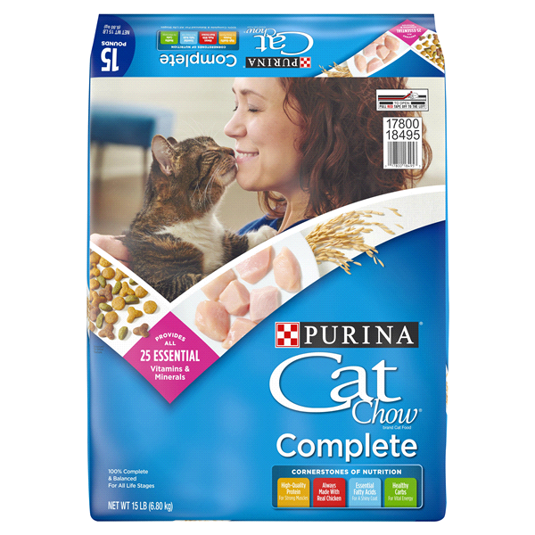 Purina Cat Chow Dry Cat Food Complete 15 lbs Goisco