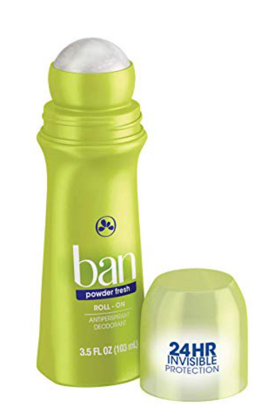 Ban  Powder Fresh Roll-On Deodorant  , 3.5 oz