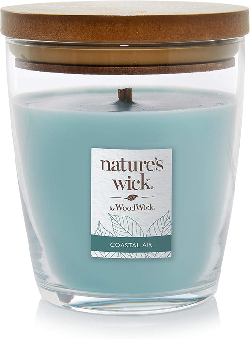 Nature's Wick Coastal Air Scented Candle , 10 oz