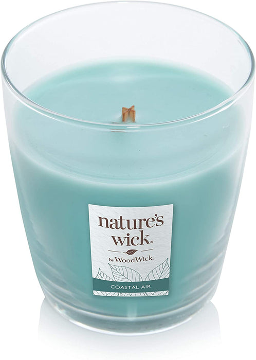 Nature's Wick Coastal Air Scented Candle , 10 oz