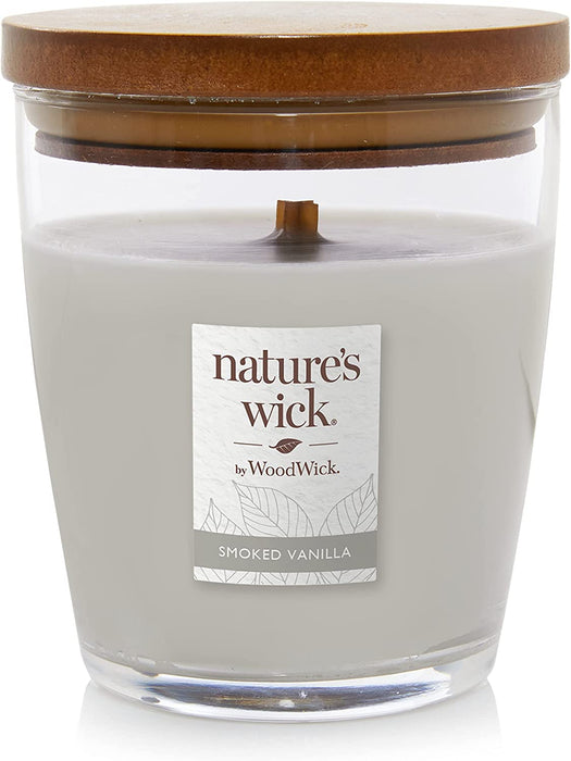Nature's Wick Smoked Vanilla Scented Candle, 10 oz