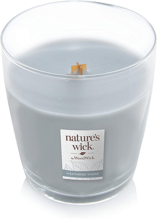 Nature's Wick Weathered Woods Scented Candle, 10 oz