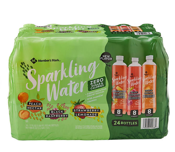 Member's Sparkling 24Pack Water Variety Pack, 24 ct —