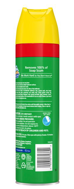 Scrubbing Bubbles Bathroom Grime Fighter Aerosol, Citrus , 22 oz