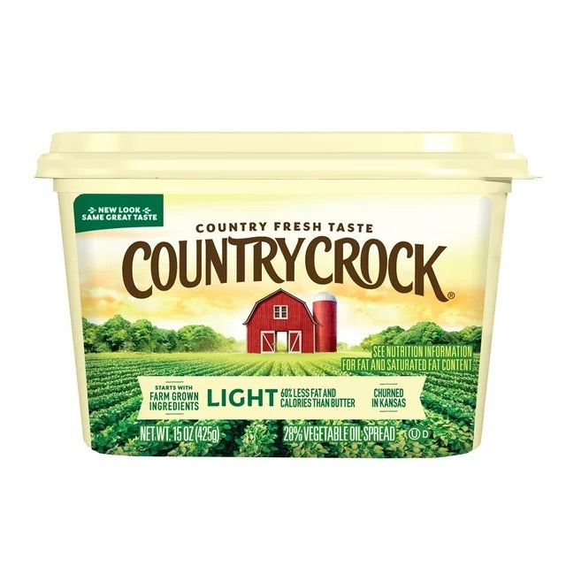 Country Crock Light Vegetable Oil Spread, 15 oz