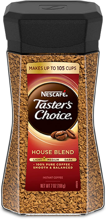 Nescafe, Taster's Choice, Instant Coffee, House Blend, 198 gr