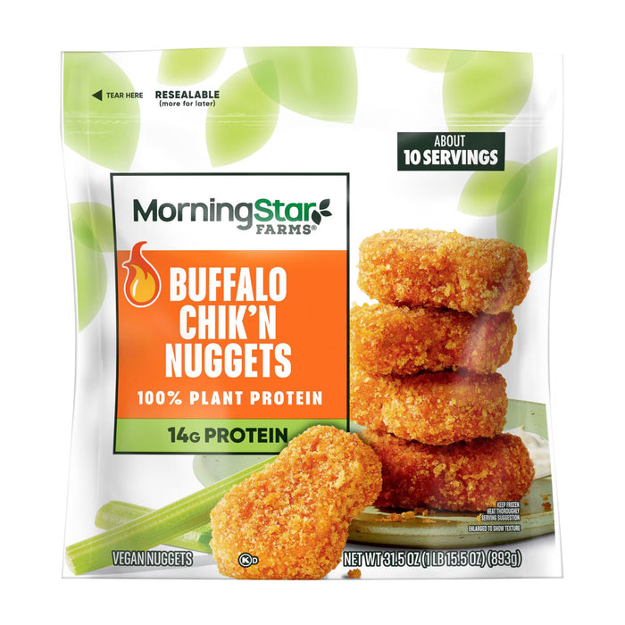 MorningStar Farms Buffalo Chik'n Nuggets, 31.5 oz