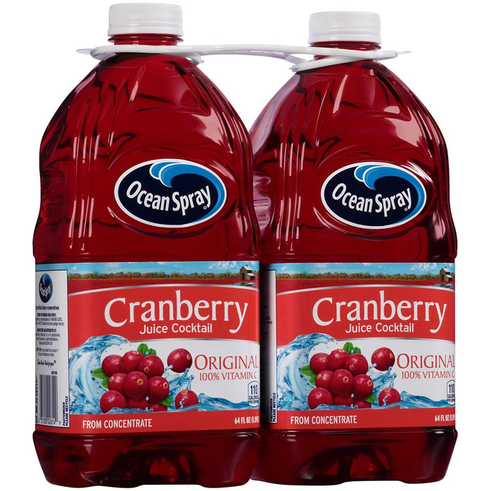 Ocean Spray Original Cranberry Juice, 2-Pack  , 2 x 64 oz