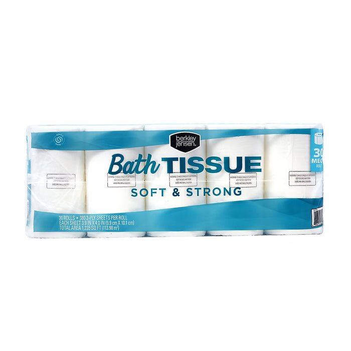 Bj Bath Tissue 380 2Ply Sheets, 30 CT