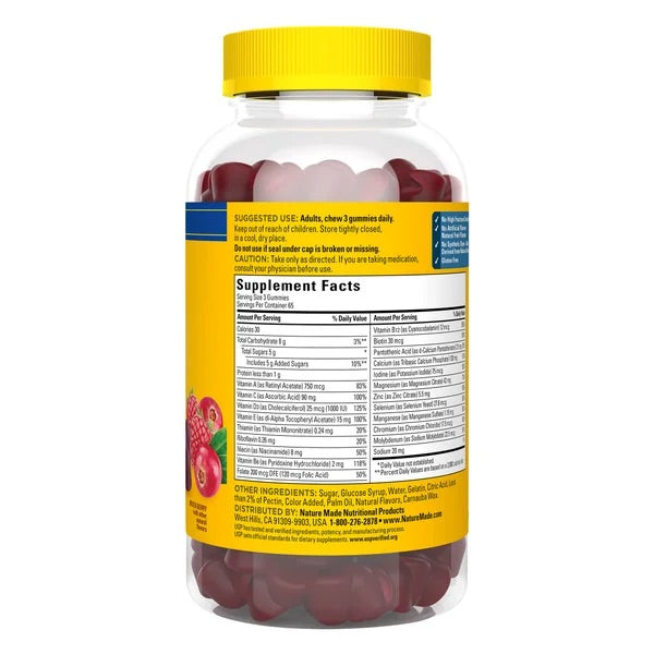 Nature Made Advanced Multi for Him Gummies, 195 ct