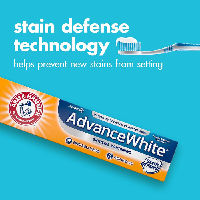 Arm & Hammer Advance White Extreme Whitening Toothpaste, 4.3 oz