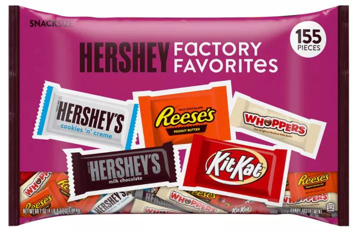 Hershey Factory Favorites, 155 CT