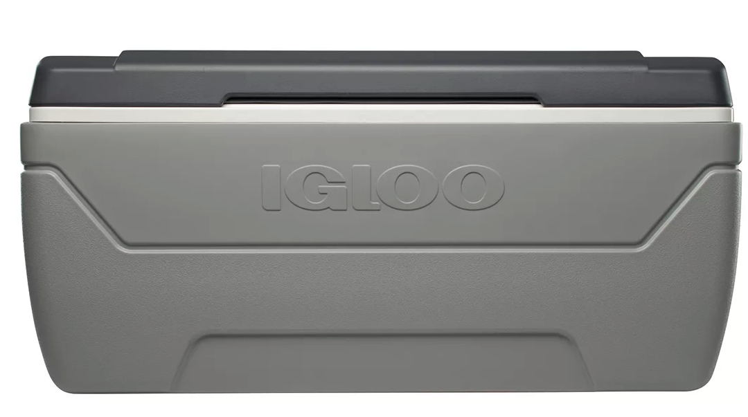 Igloo MaxCold 125-Qt Cooler, Ash Gray/Carbonite, 152 qt