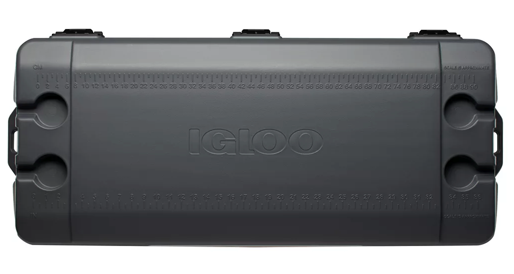 Igloo MaxCold 125-Qt Cooler, Ash Gray/Carbonite, 152 qt