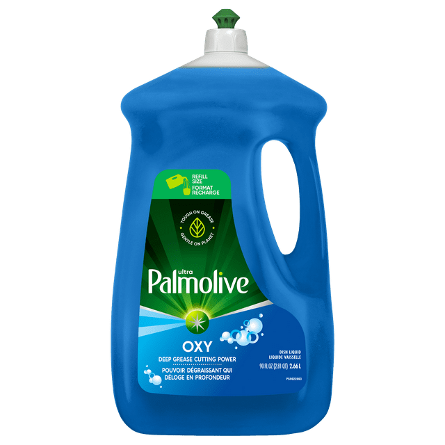 Palmolive Ultra Dishwashing Liquid Dish Soap, Oxy Power Degreaser, 90 oz