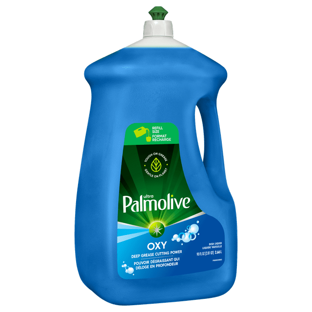 Palmolive Ultra Dishwashing Liquid Dish Soap, Oxy Power Degreaser, 90 oz