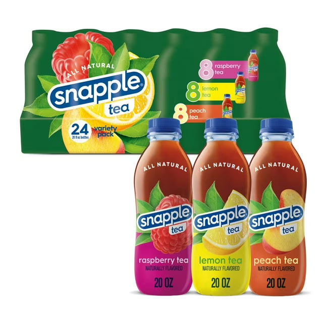 Snapple Tea Drinks, 24 X 20 OZ