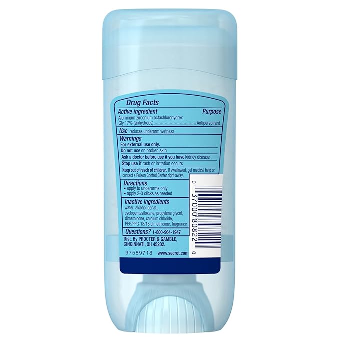 Secret Completely Clean Deo, 2.6 OZ