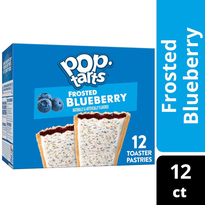 Kellogg's Pop-Tarts Frosted Blueberry Toaster Pastries, 12 ct