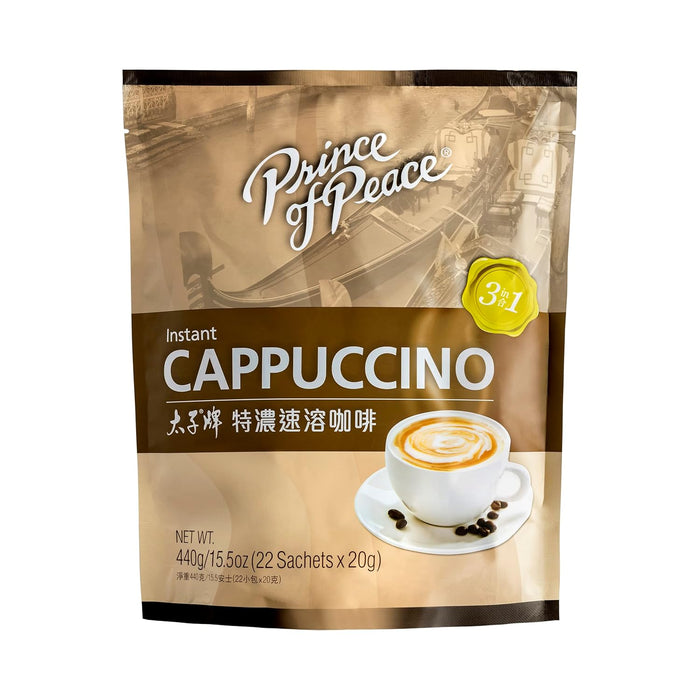 Prince of Peace 3 in 1 Instant Cappuccino, 22 x 20 gr