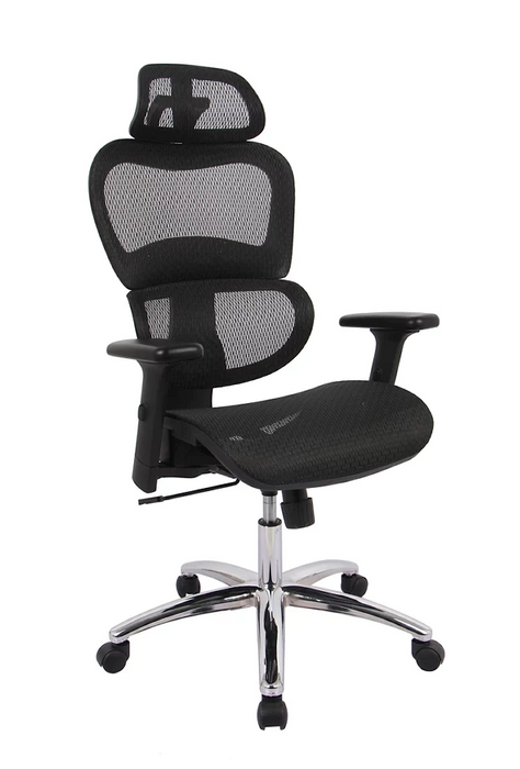 Berkley Jensen Deluxe Mesh Office Chair, Black, 1 pc