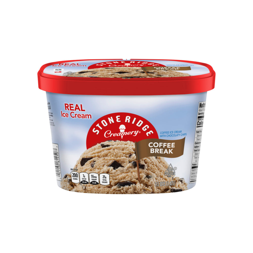 Stoneridge Coffe Break Real Ice Cream , 48 oz — Goisco.com