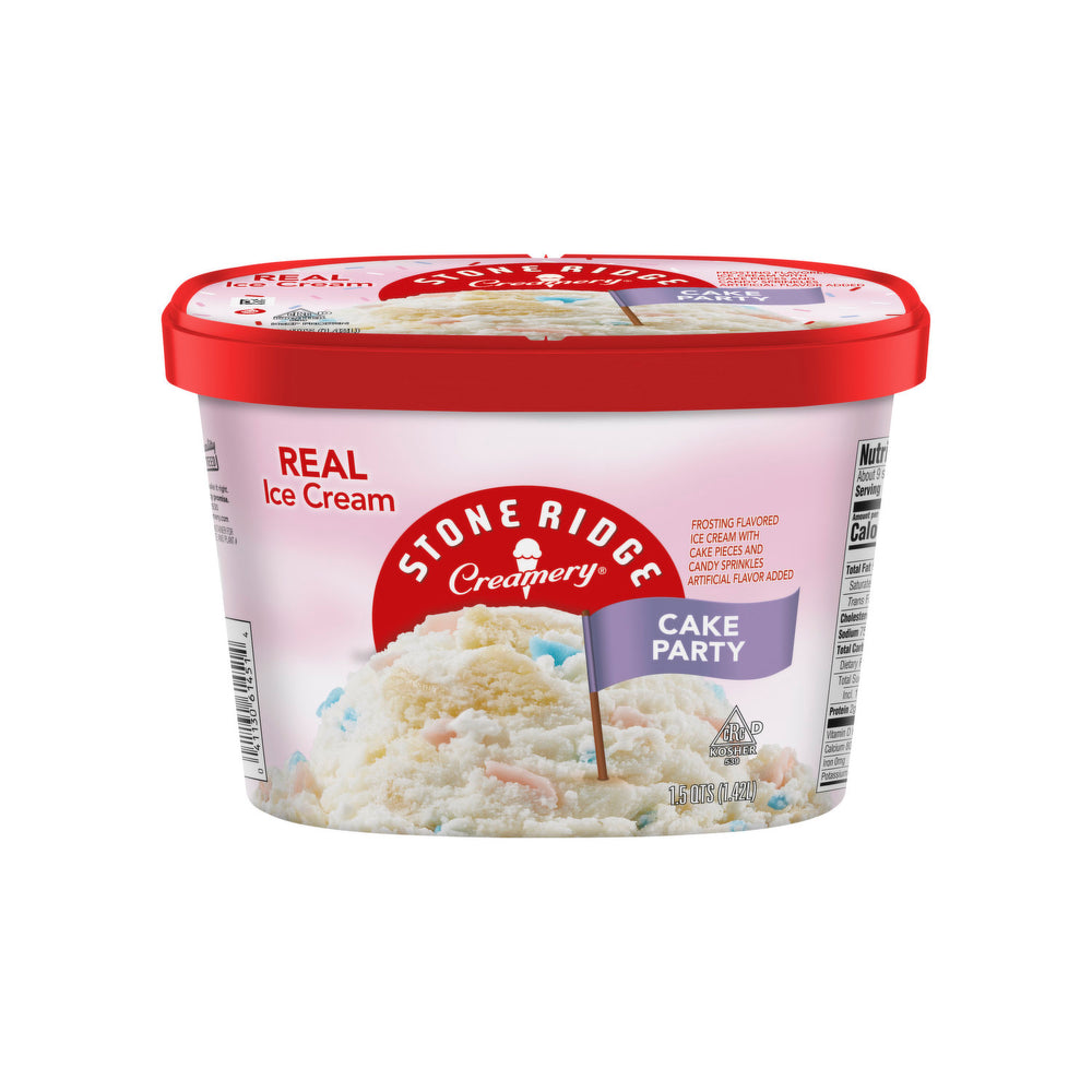 Stoneridge Cake Party Real Ice Cream , 48 oz