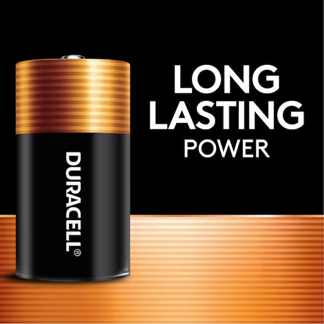 Duracell Coppertop Alkaline C Batteries, 8 pcs