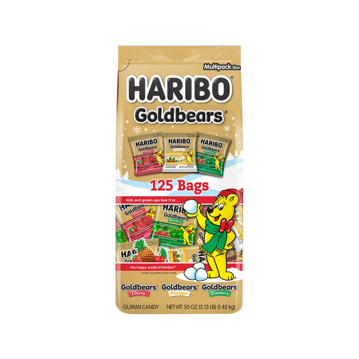 Haribo Goldbears Holiday, 125 ct