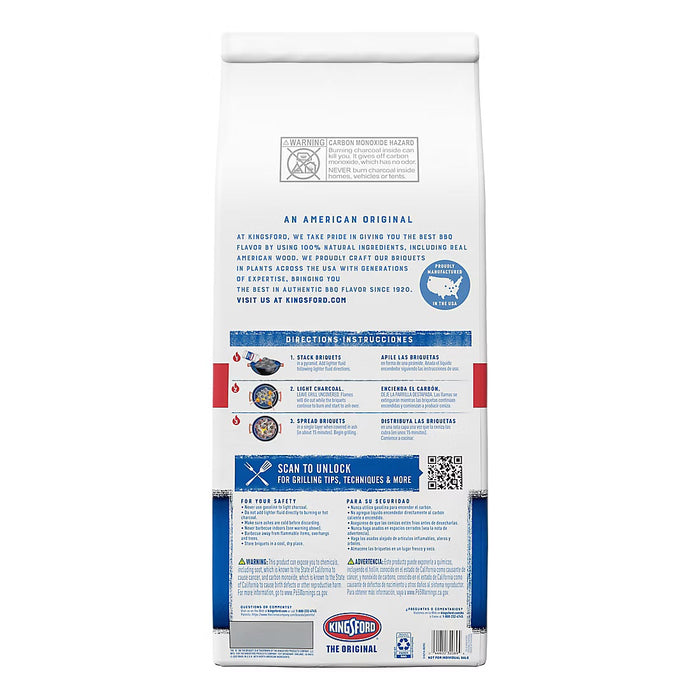 Kingsford Original Charcoal Briquettes, 20 lbs