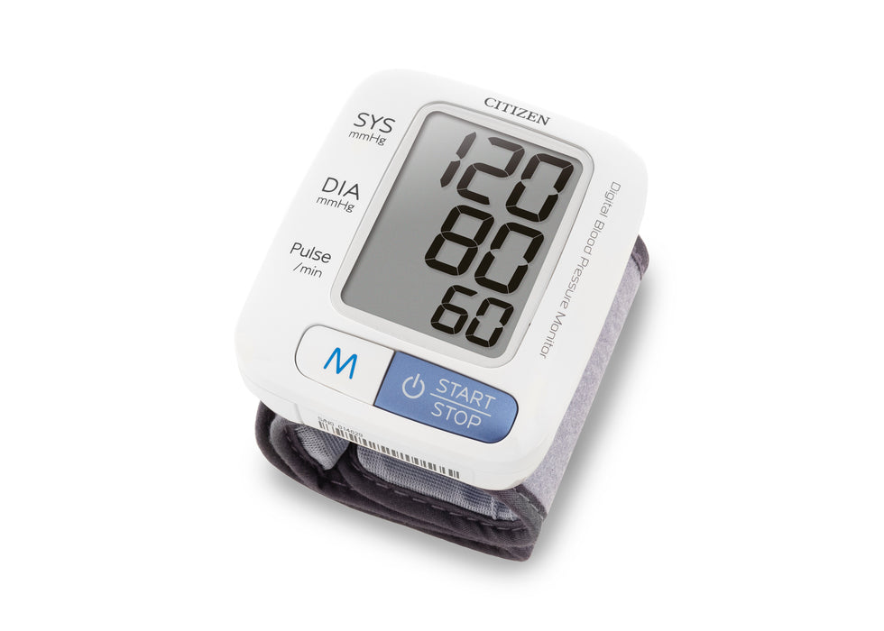 Citizen CH-650 Blood Pressure Monitor, Digital Wrist BPM, 1 pc