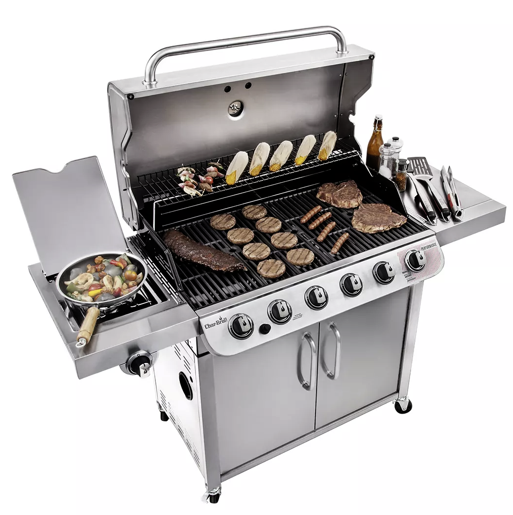 CharBroil Performance Series 6Burner Gas Grill With Stainless Steel