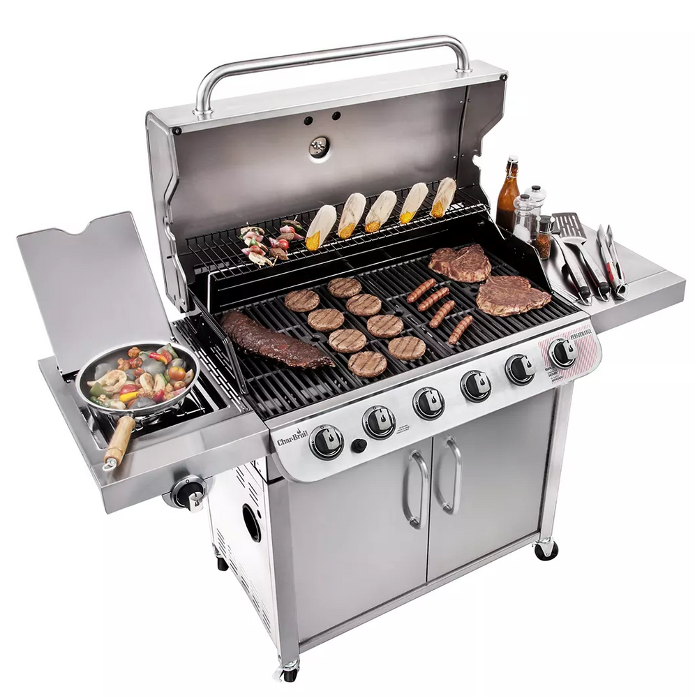 CharBroil Performance Series 6Burner Gas Grill With Stainless Steel