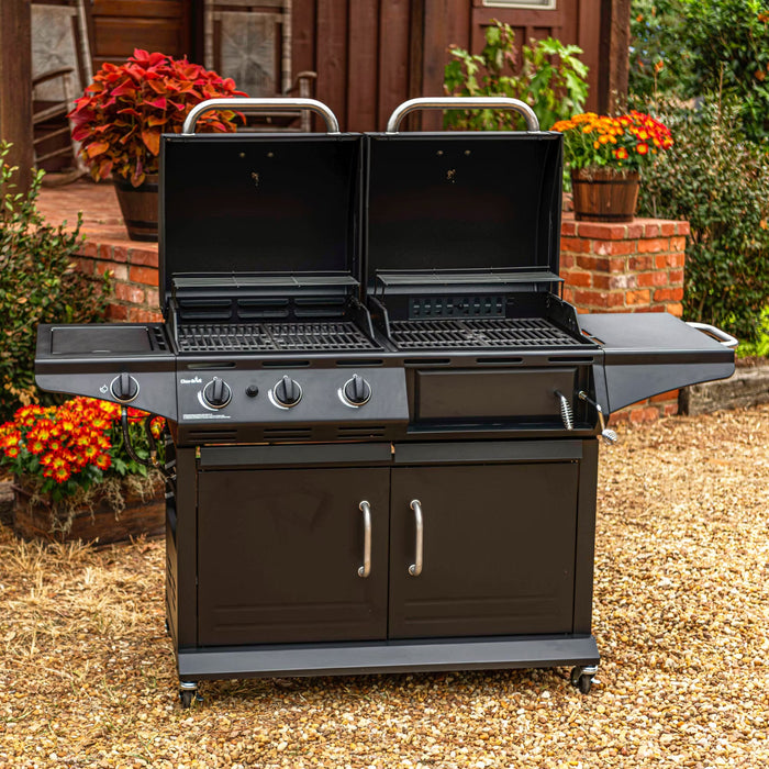 Char-Broil Deluxe Combo Charcoal/Gas Grill, 1 pc