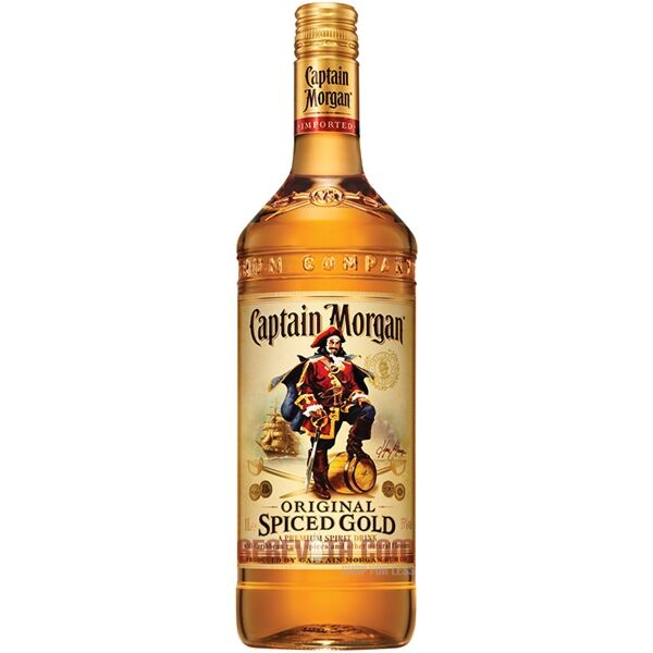 Captain Morgan Gold Spiced Rum , 1 L