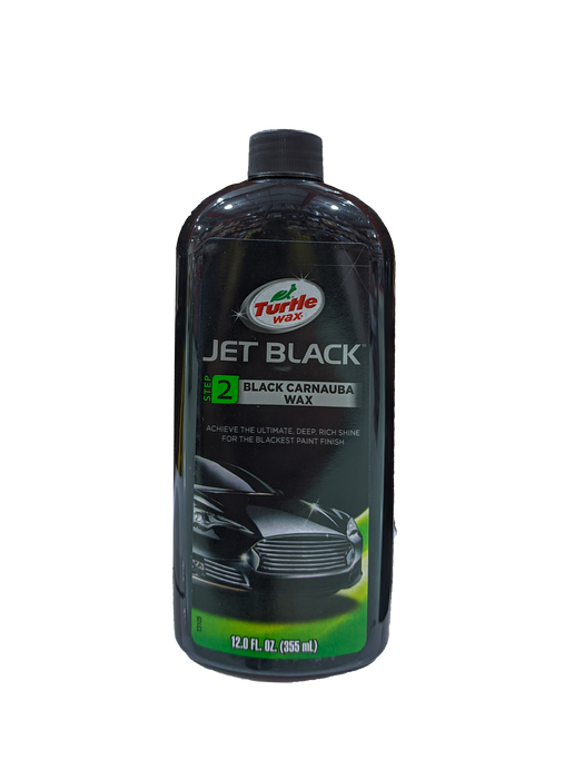 Turtle Wax Jet Black Carnauba Wax, 12 oz