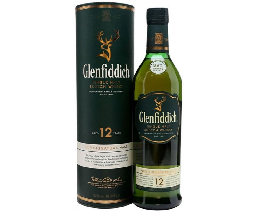 Glenfiddich 12 Years Old Single Malt Whisky , 1 L