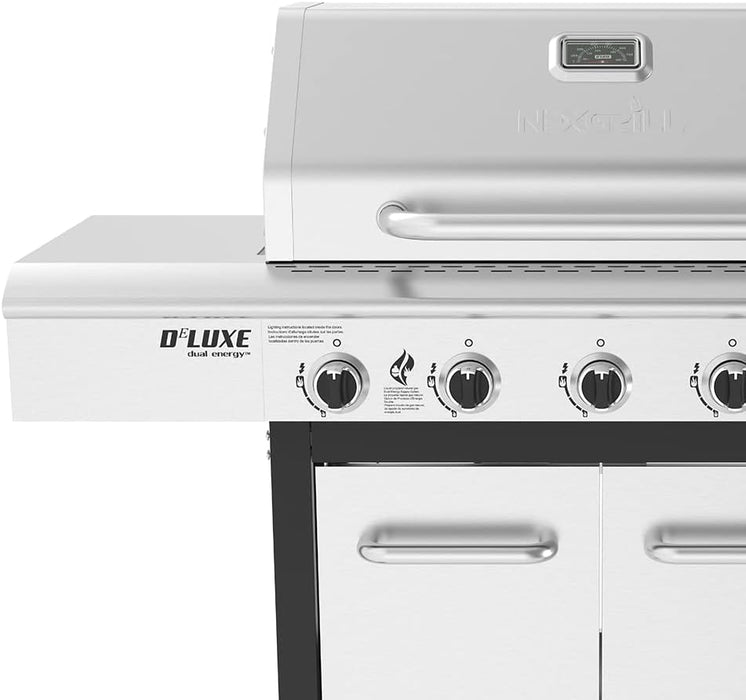 Nexgrill 5-Burner Gas Grill with Searing Side Burner