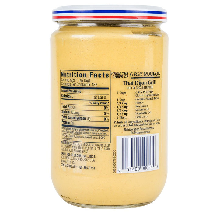 Grey Poupon Dijon Mustard, 2-Pack , 2 x 16 oz