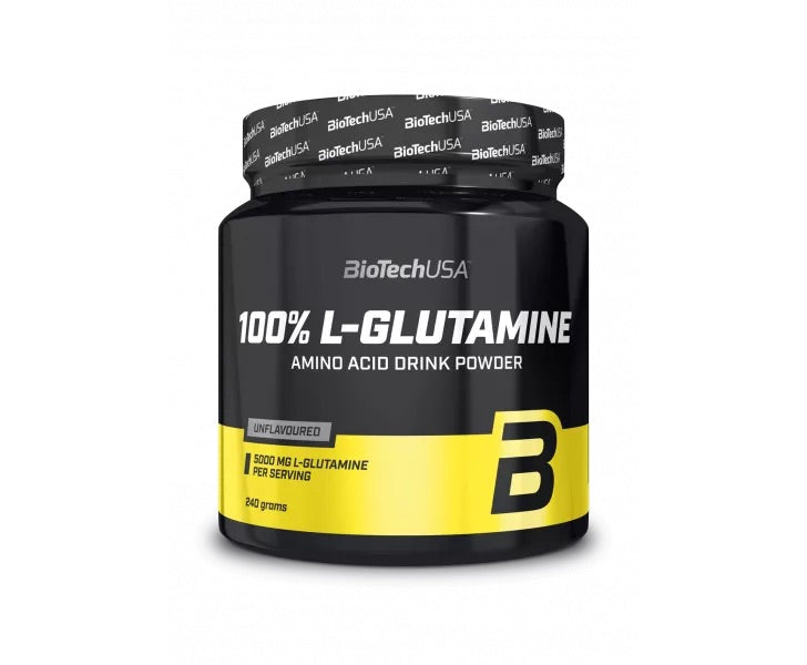 BiotechUSA L-Glutamine, Unflavored, 240 gr, 240 gr