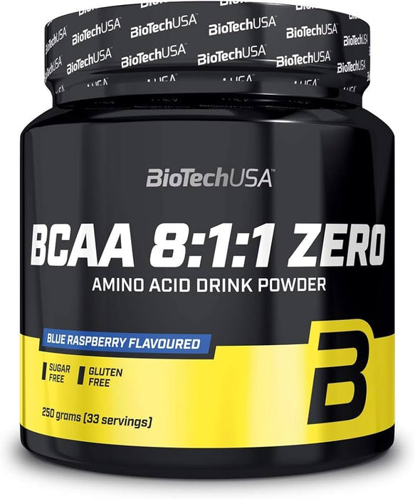 BiotechUSA BCAA 8:1:1 Zero, Blue Raspberry Flavoured , 250 gr