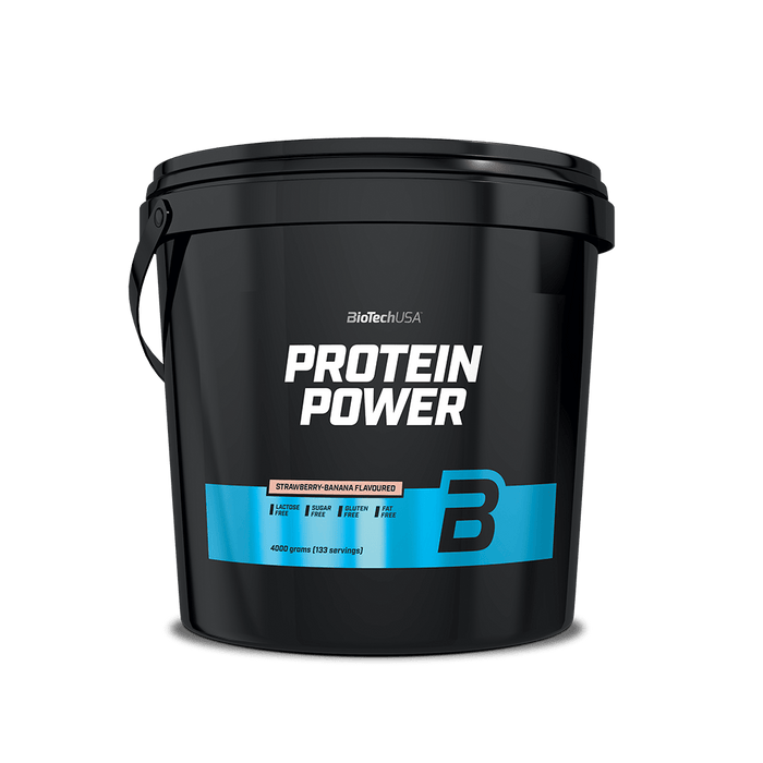 BiotechUSA Protein Power, Strawberry Banana Flavoured , 4 kg